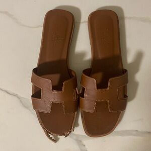 Hermes flats bought in Paris, chewed by my parents dog.